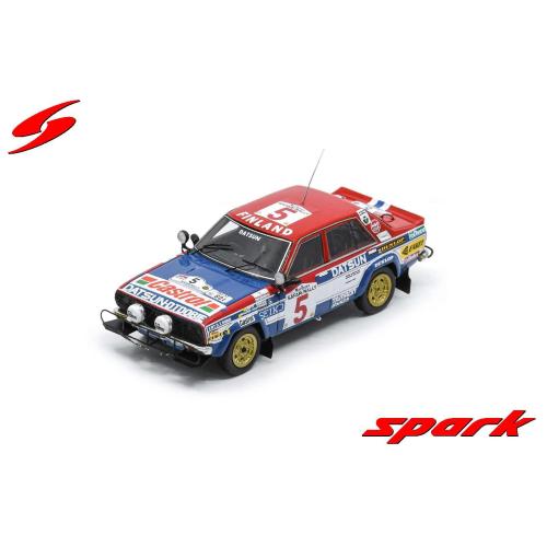 1:43 SPARK Datsun Violet Gt (Night Version) #5 2Nd Rally Safari 1981 R.Aaltonen L.Drews S7772