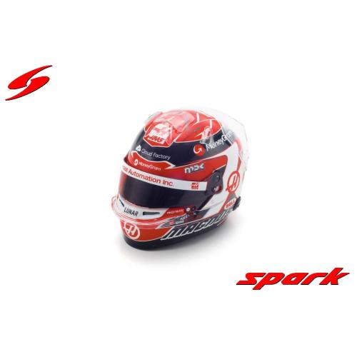 1:5 SPARK Bell Helmet F1 Casco Helmet Haas Fw23 Team Moneygram Haas #20 Season 2023 Kevin Magnussen 5HF097
