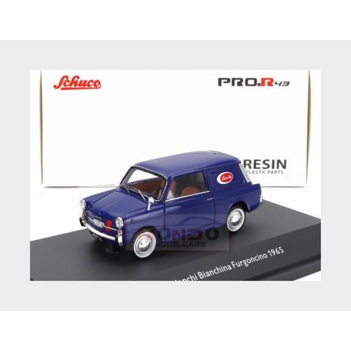 1:43 SCHUCO Autobianchi Bianchina Furgoncino Van 1965 Blue 450927200