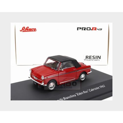 1:43 SCHUCO Autobianchi Bianchina Cabriolet Closed Eden Roc 1964 Red 450927300