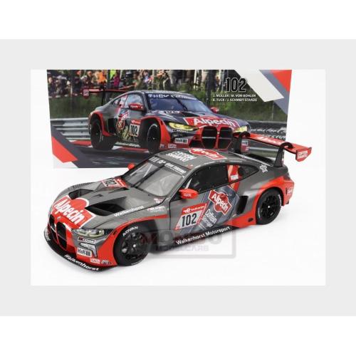 1:18 MINICHAMPS Bmw 4-Series M4 Gt3 Team Walkenhorst Motorsport #102 24H Nurburgring 2022 Jorg Muller Mario Von Bohlen Ben Tuck Jorn Schmidt Staade Grey Orange 113222102