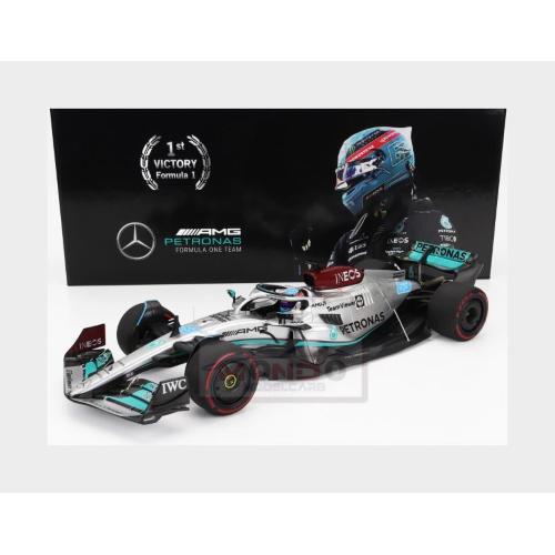1:18 MINICHAMPS Mercedes Gp F1 W13E Team Mercedes-Amg Petronas F1 #63 Winner Brazilian Gp 2022 George Russel Silver Green 113222163