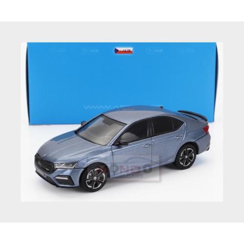 1:43 ABREX Skoda Octavia Iv Rs 2020 Light Blue Met 143ABZ-037KB