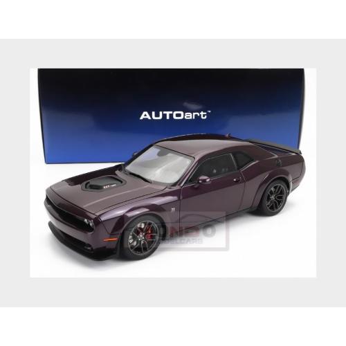 1:18 AUTOART Dodge Challenger R/T Scat Pack Widebody 2022 Hellraisin Purple AA71771