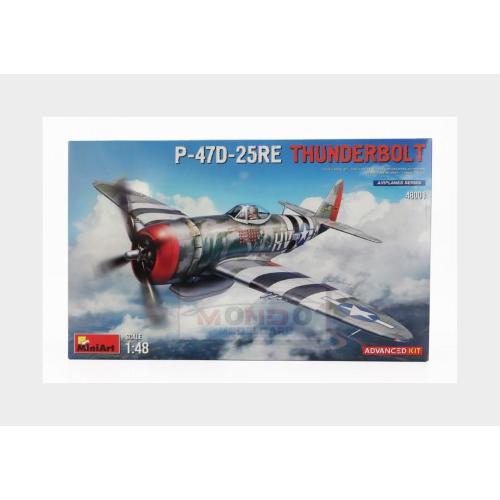 1:48 MINIART Dragon Wings P-47D-30 Thunderbolt Airplane Military 1942 Kit MA48001
