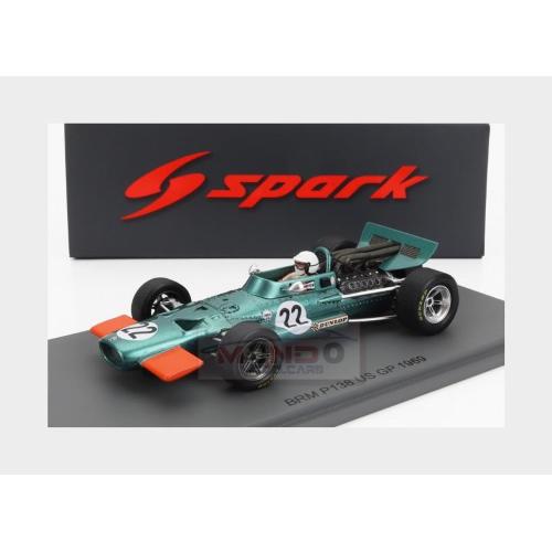 1:43 SPARK Brm F1 P138 #22 Usa Gp 1969 George Eaton Green Yellow S5708