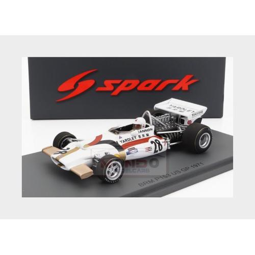 1:43 SPARK Brm F1 P153 #28 Usa Gp 1971 John Cannon White S5710