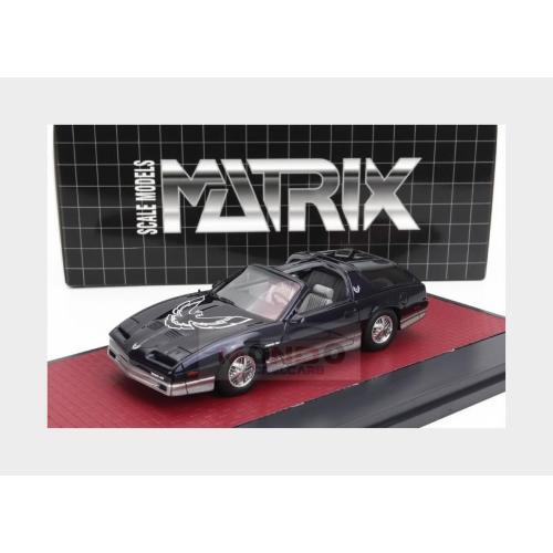 1:43 MATRIX Pontiac Firebird Trans Am Type K Kammback Concept Prototype 1985 Blue Silver MX41606-022