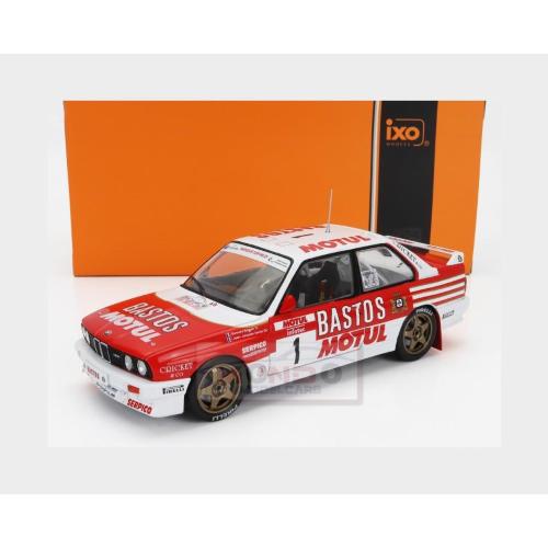 1:24 IXO Bmw 3-Series M3 (E30) Team Motul Bastos #1 7Th Rally Tour De Corse 1988 Bernard Beguin Jean Jacques Lenne Red White 24RAL029A.22