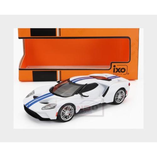 1:43 IXO Ford Usa Gt 2017 White Blue CLC536N.22