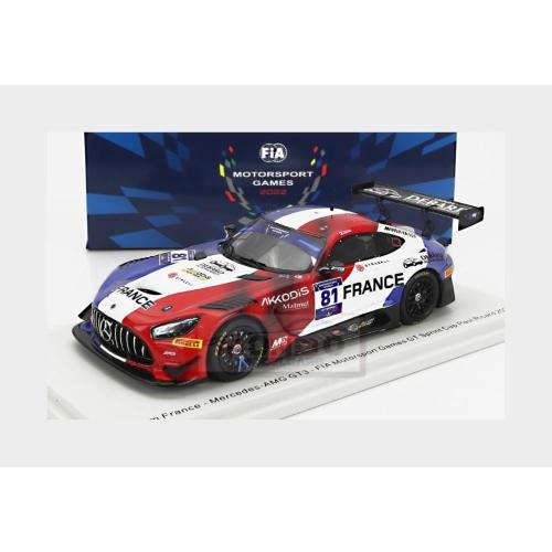 1:43 SPARK Mercedes Benz Amg Gt3 Team France #81 Fia Motorsport Games Sprint Cup Paul Richard 2022 T.Vautier S6328