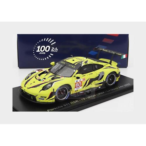 1:43 SPARK Porsche 911 991-2 Rsr-19 4.2L Team Iron Lynx #60 24H Le Mans 2023 M.Cressoni A.Picariello C.Schiavoni S8763