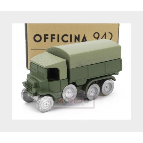 1:76 OFFICINA-942 Fiat Spa Dovunque 35 Truck 3-Assi 1935 Military Green ART4011A