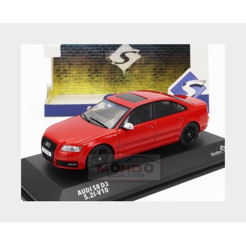 1:43 SOLIDO Audi A8 S8 (D3) 5.2I V10 2010 Red SL4313304