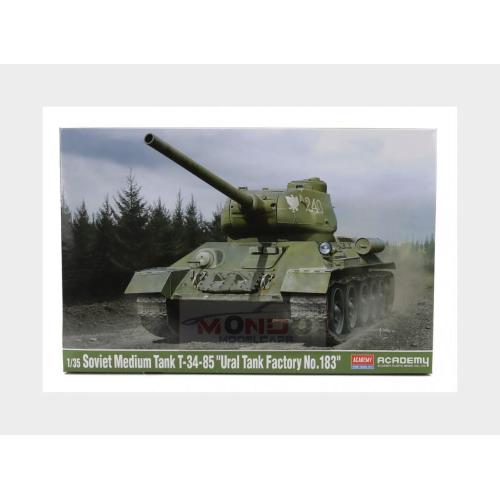 1:35 ACADEMY Tank T-34-85 Soviet Medium Tank Ural Factory Military 1945 Kit AC13554
