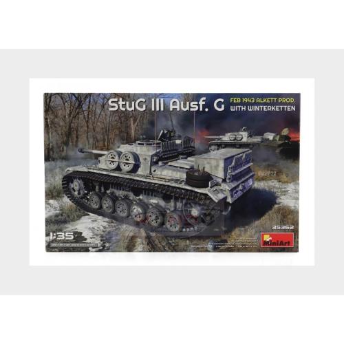 1:35 MINIART Tank Stug Iii Ausf. G Military With Winterketten 1943 Kit MA35362