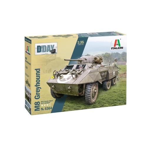 1:35 ITALERI Truck Tank M8 Greyhound Military 1945 Kit IT6364