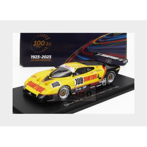 1:43 SPARK Spice Se87 3.3L V8 Team Gp Motorsport #108 24H Le Mans 1989 P.De Henning E.Clements D.Wood S6802