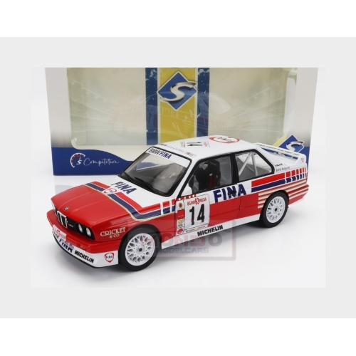 1:18 SOLIDO Bmw 3-Series (E30) #14 Belgium Procar 1993 Marc Duez Red White SL1801523