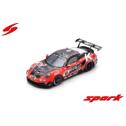 1:43 SPARK Porsche 911 992 Gt3 Cup Team Kramer Racing #161 Winner Cup 2 Class 24H Nurburgring 2023 K.Kramer C.Bruck A.Veremenko SG909