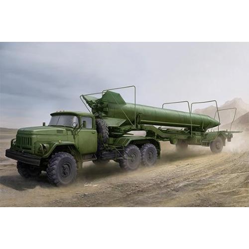 1:35 TRUMPETER KIT Soviet Zil-131V Tow 2T3M1 Trailer With 8K14 Missile TR01081
