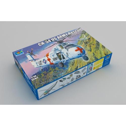 1:48 TRUMPETER KIT Ch-34 Us Army Rescue TR02883