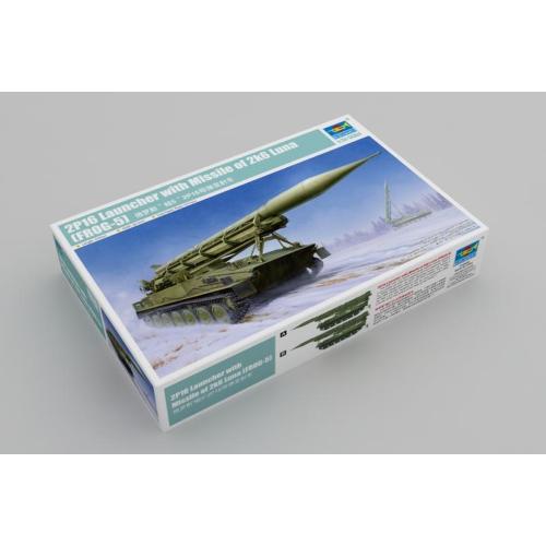 1:35 TRUMPETER KIT 2P16 Launcher With Missile Of 2K6 Luna Frog-5 TR09545