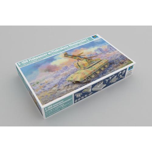 1:35 TRUMPETER KIT E-100 Flakpanzer With Flakrakete Rheintocher I TR09586