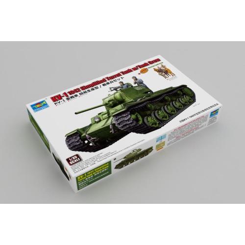 1:35 TRUMPETER KIT Kv-1 1942 Simplified Turret Tank With Tank Crew TR09597