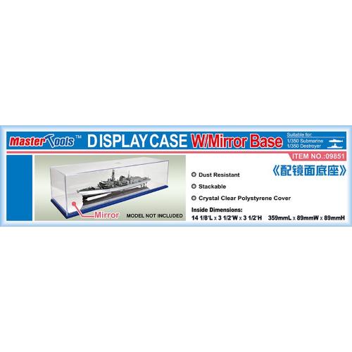 TRUMPETER KIT Vetrina In Plastica Base Con Specchio 359X89X89 Mm TR09851