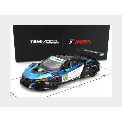 1:43 TRUESCALE Acura Nsx Gt3 Evo22 #66 Gradient Racing Imsa 24H Daytona 2022 TSM430681