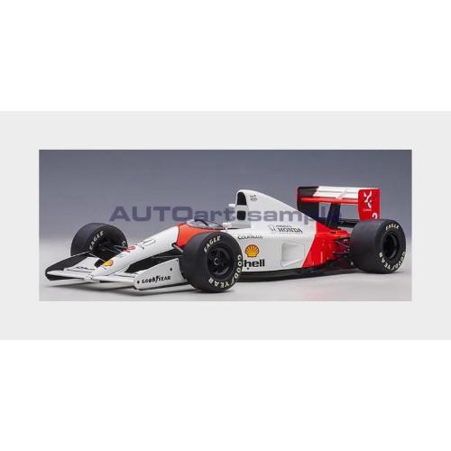 1:18 AUTOART Mclaren F1 Mp4/6 Honda #2 Japan Gp 1991 G.Berger White Red AA89152