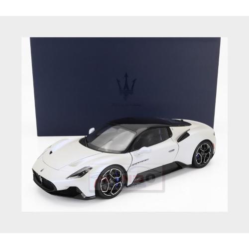 1:18 BBR Maserati Mc20 Gloss Black Roof 2020 Bianco Audace White HE180051A