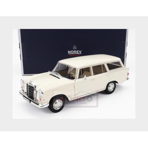 1:18 NOREV Mercedes Benz 200 Universal Sw Station Wagon 1966 White NV183709