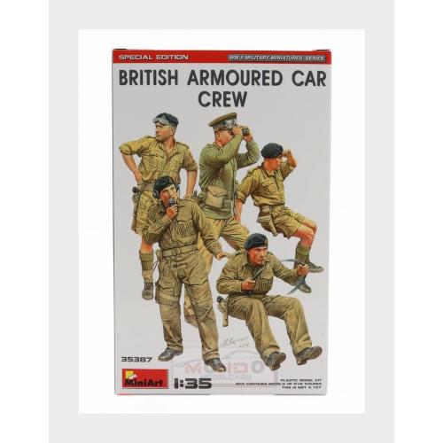 1:35 MINIART Figures Military British Armoured Car Crew Kit MA35387