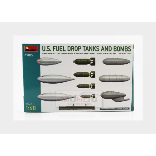 1:48 MINIART Accessories Military U.S. Fuel Drop Tanks And Bomb Kit MA49015