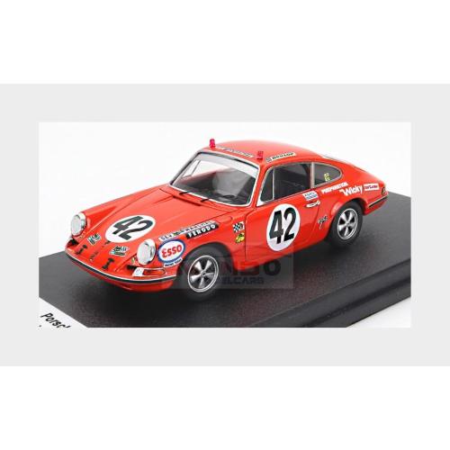 1:43 TROFEU Porsche 911T Coupe Team Wicky Racing #42 24H Le Mans 1970 Guy Verrier Sylvain Garant Orange TRFDSN162