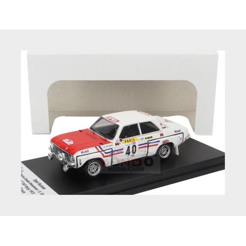1:43 TROFEU Opel Ascona (Night Version) #40 Rally Tap 1972 Marie Claude Beaumont Christine Cicanot White Red TRFDSN157