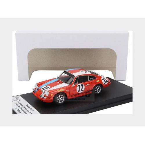 1:43 TROFEU Porsche 911L Coupe (Night Version) #32 Winner 24H Spa Francorchamps 1968 Helmut Kelleners Willi Kaushen Erwin Kremer Orange White Blue TRFDSN167