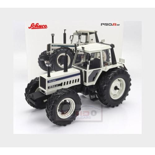 1:18 SCHUCO Lamborghini 1556 Dt Tractor 1988 White Black 450024400