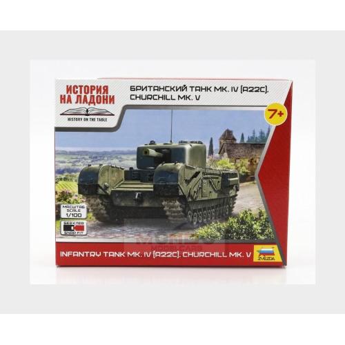 1:100 ZVEZDA Tank Mk.Iv Churchill Military 1945 Kit ZS6294