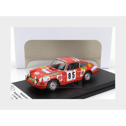 1:43 TROFEU Porsche 911S Coupe (Night Version) #85 Rally Tap 1972 Giovanni Salvi Luigi Valle Orange TRFDSN170