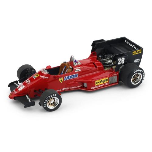 1:43 BRUMM Ferrari F1 126C4 #28 Belgium Gp 1984 Rene Arnoux R143