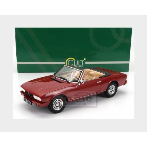 1:18 CULT SCALE MODELS Peugeot 504 Cabriolet Open 1983 Red Met CML192-1