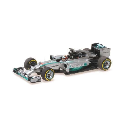 1:43 MINICHAMPS Mercedes Amg W05 Lewis Hamilton World Champion 2014 436140044