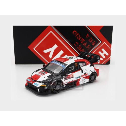 1:43 IXO Toyota Yaris Gr Rally1 Team Toyota Gazoo Racing Wrt #33 2Nd Rally Ypres 2022 Elfyn Evans Scott Martin White Red Black RAM873.22