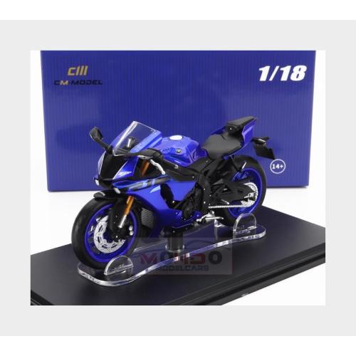 1:18 CM-MODELS Yamaha Yzf-R1 2022 Blue Black CM18-R1-0001