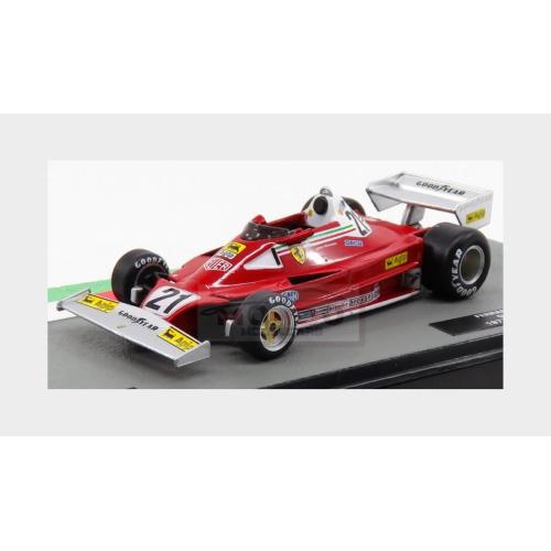 1:43 EDICOLA Ferrari F1 312T2 #21 Season 1977 Gilles Villeneuve Red FORMULA1AUTOCOL045