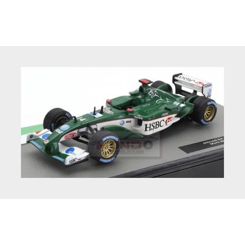 1:43 EDICOLA Jaguar F1 R4 #14 Season 2003 Mark Webber Green White FORMULA1AUTOCOL106