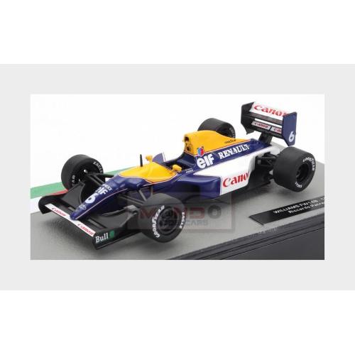 1:43 EDICOLA Williams F1 Fw14B Renault #6 Season 1992 Riccardo Patrese Blue Yellow White FORMULA1AUTOCOL201